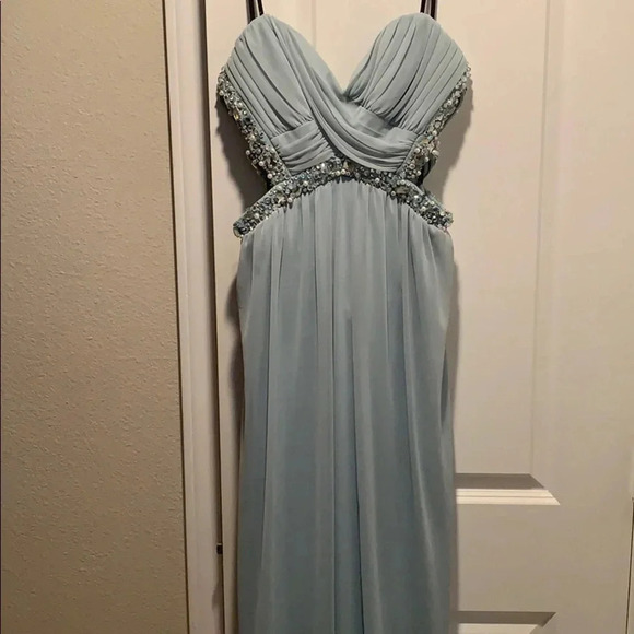 Jodi Kristopher Mint Green Gown *as is” - Picture 1 of 7
